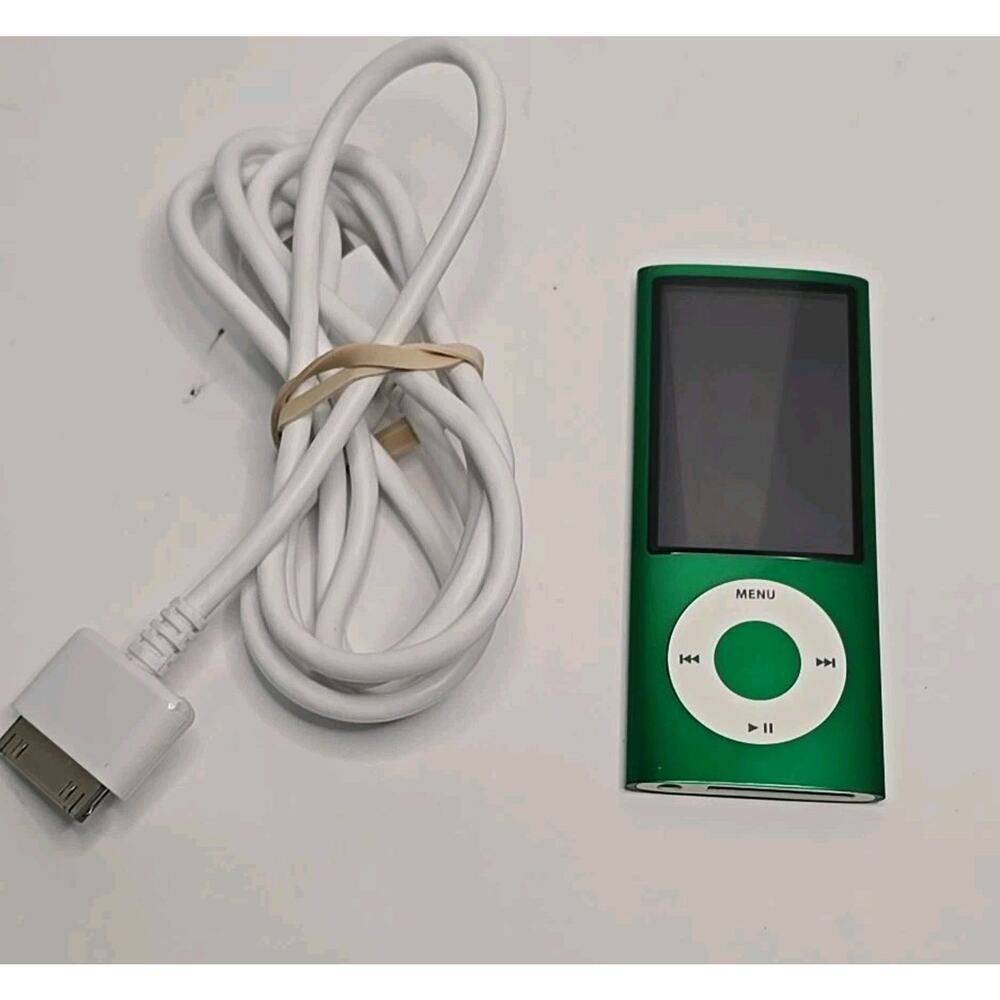 Apple iPod Nano 5th Generation Green 8GB A1320 Tested Working Great With Songs